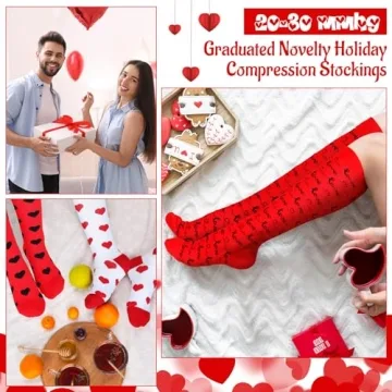 Ramede Valentine Day Compression Socks - Fun & Supportive Gift