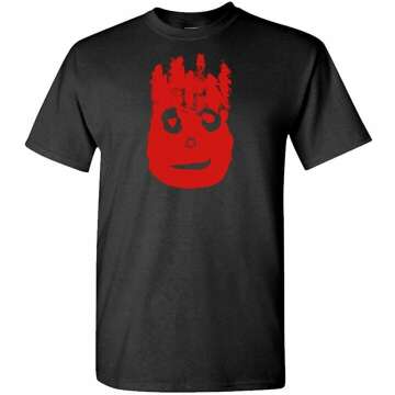 Volleyball Bloody Face Men's Cotton T-Shirt