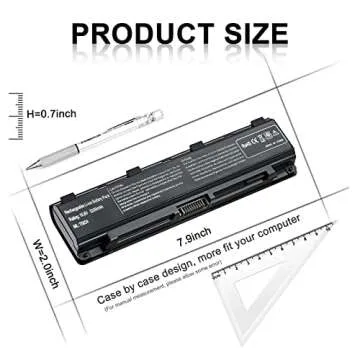 New Replacement PA5024U-1BRS Battery for Toshiba Satellite C55 C55-A C55T C55DT C55D C855 C855D L855...
