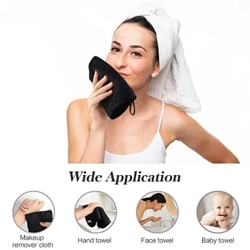 SINLAND Super Soft Microfiber Face Cloths 12 Pack