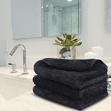 SINLAND Super Soft Microfiber Face Cloths 12 Pack