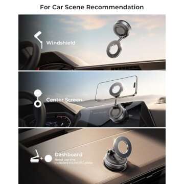 MRGLAS 2025 Magnetic Phone Holder | Strength & Versatility