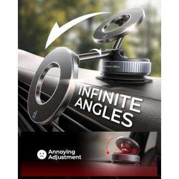 MRGLAS 2025 Magnetic Phone Holder | Strength & Versatility