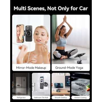 MRGLAS 2025 Magnetic Phone Holder | Strength & Versatility