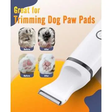 Oneisall Pet Paw Trimmer - Cordless Dog Grooming Clippers