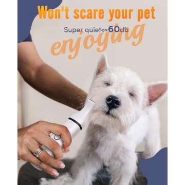 Oneisall Pet Paw Trimmer - Cordless Dog Grooming Clippers