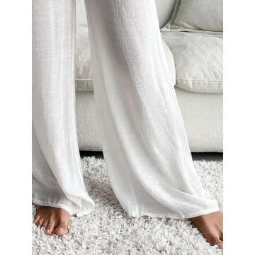 Stylish COZYEASE Women's Beach Cover Up Pants for Summer