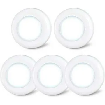 LED Tap Lights – 5 Pack Push and Touch Battery Powered