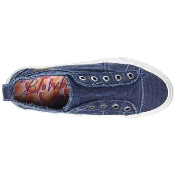 Blowfish Malibu Women's Play Slip On Sneaker, Bento Blue