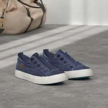 Blowfish Malibu Women's Play Slip On Sneaker, Bento Blue