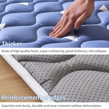 Premium Soft Baby Play Mat, Non-Slip & Washable 50x50