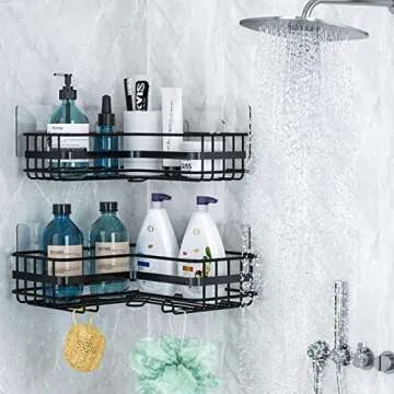 DatMou Rustproof Corner Shower Caddy - 2 Pack