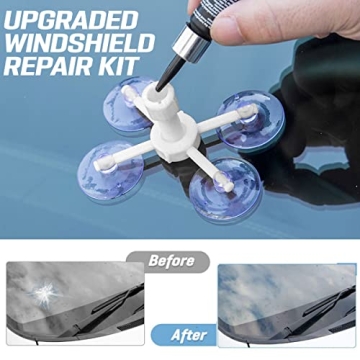 Effortless Windshield Repair Kit with Nano Fluid