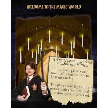 Bomivix 20pcs Christmas Decorations Flameless LED Floating Candles with Magic Wand Remote - Floating Hanging Home Decorations for a Spooky Atmosphere-Perfect for Festive Home Display