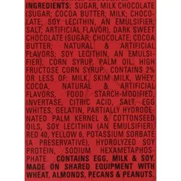 Elmer Celebrate with Chocolate Assorted Chocolates, 6.8 Ounce Valentine Heart Box (Rose Design Varies)