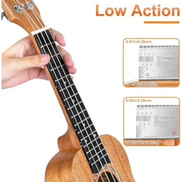 Vangoa Soprano Ukulele Beginner Kit Mahogany Uke