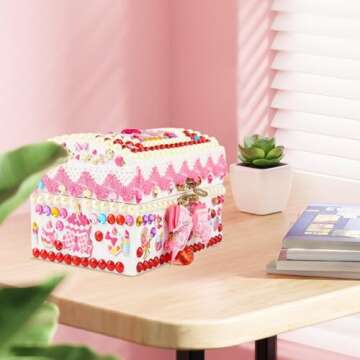 Aulufft 12 Piece Unfinished Wood Treasure Chest Decorate Wooden Mini Treasure Boxes with Locking Clasp for DIY Projects,Home Decor,Party Favors,Props,3.8x2.1x1.8 inches