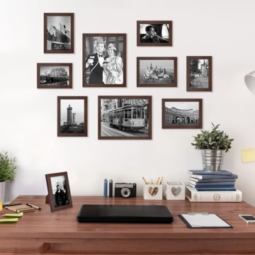 Upsimples 10 Pack Picture Frames – Perfect for Memories