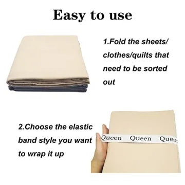 Maletnd Sheet Organizer Bands for Effortless Bedding Storage