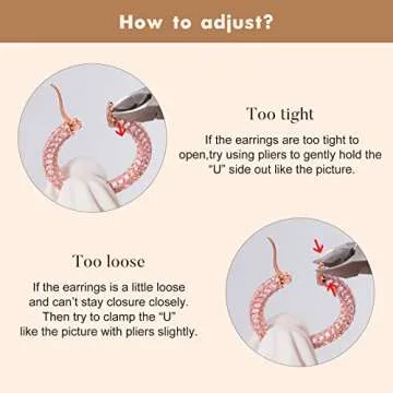 Elegant CiNily Sterling Silver Hoop Earrings for Women