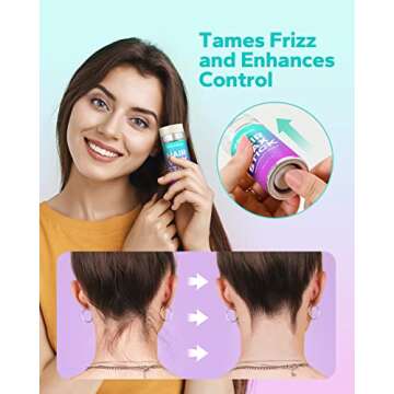 StyleShark Non-Greasy Hair Wax Stick for Styling Flyaways and Frizz - 2.7 oz Wax for Edge Control on...