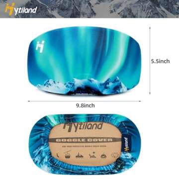 Hytiland SKI Goggle Cover Sleeve, Lens Scratch-Free & Dust Protection, for Travel Storage, Snow Ski ...