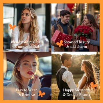 DOORES Real Human Hair Extensions Balayage 18 Inch