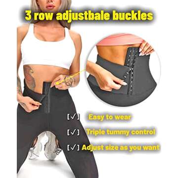 CROSS1946 Women's High Waisted Workout Leggings - Stylish & Comfortable