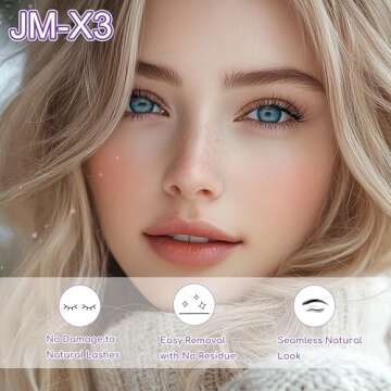 JoMay Self Adhesive Eyelashes for Effortless Beauty