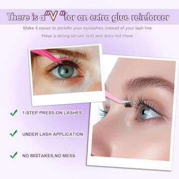 JoMay Self Adhesive Eyelashes for Effortless Beauty