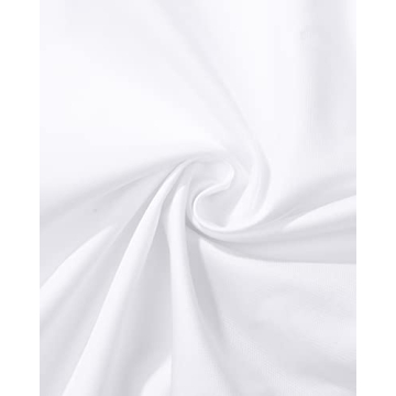 Wrinkle-Free Men's Dress Shirt - J.VER Solid White