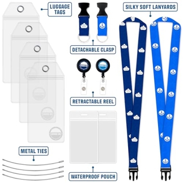 Carnival Cruise Luggage Tag & Lanyard Bundle 2024-2025