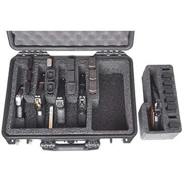 Case Club 5 Pistol and 20 Magazine Waterproof Storage Case