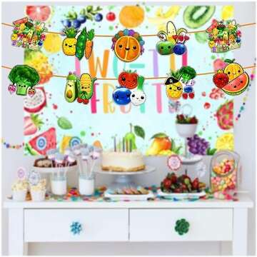 Hey Bear Sensory Fruit Door Hanging Party Banners