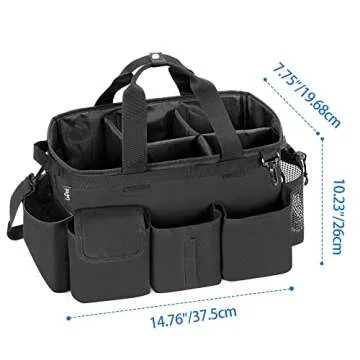 LoDrid Large Wearable Cleaning Caddy for Organizing Supplies