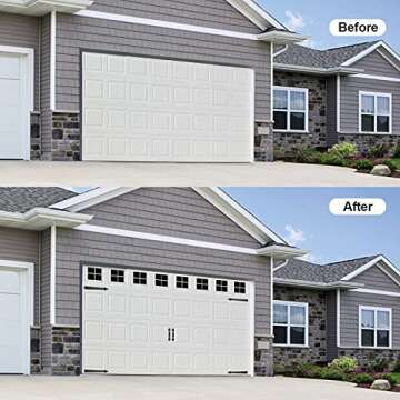 Eapele Magnetic Garage Door Decoration Kit for Easy Upgrade