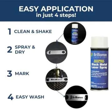 Brilliance Laser Inks 12 Oz Spray for High-Contrast Metal Marking