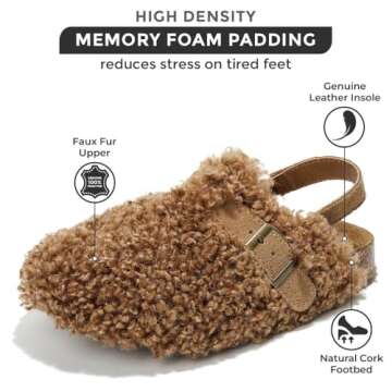 Project Cloud Mini Clogs for Kids - Memory Foam Unisex Kids Clogs - Non Slip Clogs for Kids, Boys & ...