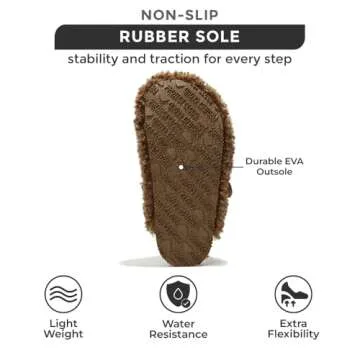 Project Cloud Mini Clogs for Kids - Memory Foam Unisex Kids Clogs - Non Slip Clogs for Kids, Boys & Girls' Clogs & Mules - Water Resistant Kids Clogs Arch Support (Jeanna, Chestnut, 10)