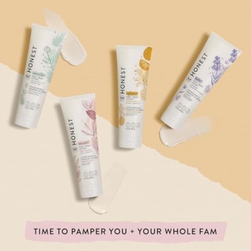 The Honest Company Hydrating Face + Body Lotion | Fast Absorbing, Naturally Derived, Hypoallergenic | Lavender Calm, 8.5 fl oz