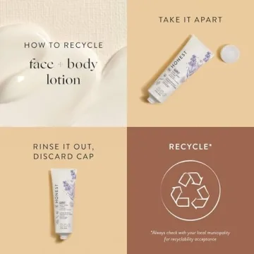 The Honest Company Hydrating Face + Body Lotion | Fast Absorbing, Naturally Derived, Hypoallergenic | Lavender Calm, 8.5 fl oz