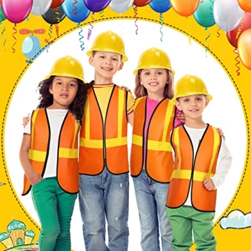 144-Piece Construction Dress Up Set for Kids Parties