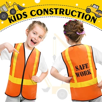 144-Piece Construction Dress Up Set for Kids Parties