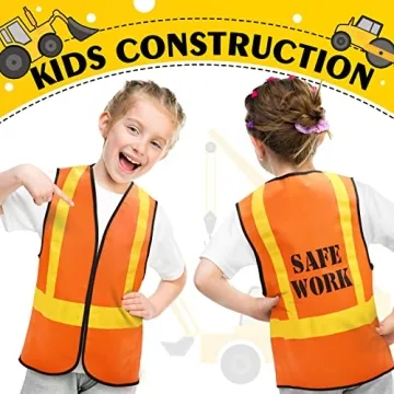 144-Piece Construction Dress Up Set for Kids Parties