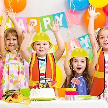 144-Piece Construction Dress Up Set for Kids Parties