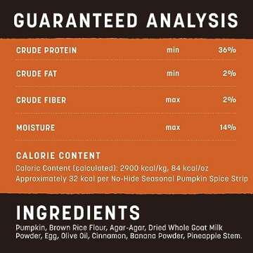 Pumpkin Spice Natural Dog Chews | No Rawhide | Earth Animal