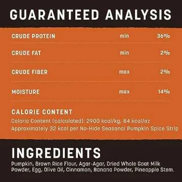 Pumpkin Spice Natural Dog Chews | No Rawhide | Earth Animal