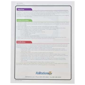 Abilitations Hi-Write Beginner Journal Paper, Level 1, 8-1/2 x 11 Inches, Pack of 100-089664, Yellow/White