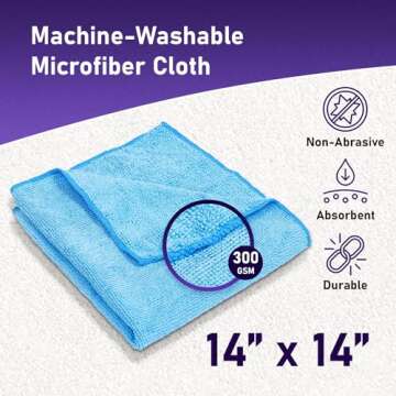 Plexon Microfiber Cloth with Folex Carpet Spot Remover