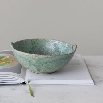 Creative Co-Op Stoneware Berry Bowl for Stylish Serving